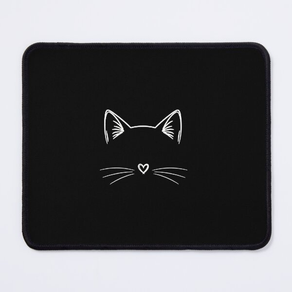 Item preview, Cat Ears Heart Nose Whiskers Feline Lover Pet Owner designed and sold by PopStars1993.