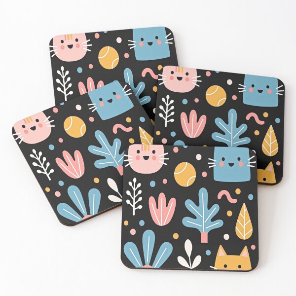 Item preview, Whimsical Cats & Colorful Botanical Garden designed and sold by PURPOSE RISE CO..