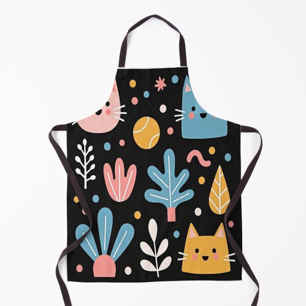Item preview, Whimsical Cats & Colorful Botanical Garden designed and sold by PURPOSE RISE CO..