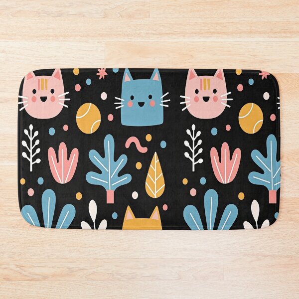 Item preview, Whimsical Cats & Colorful Botanical Garden designed and sold by PURPOSE RISE CO..