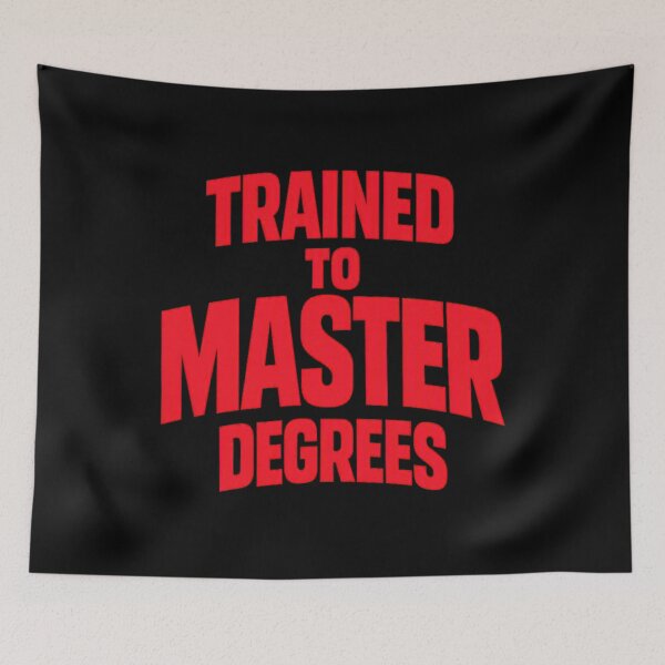 Item preview, HVAC - Trained To Master Degrees - Skilled Tradesman Pride Design designed and sold by FrozenHeat97.