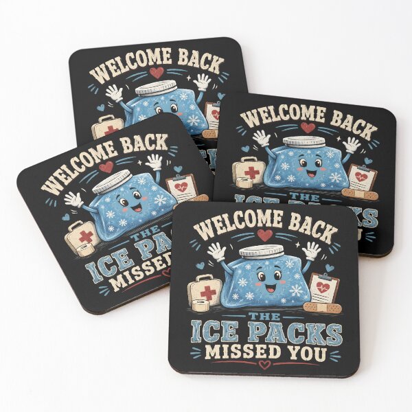 Item preview, Welcome Back The Ice Packs Missed You designed and sold by Lina Caro.