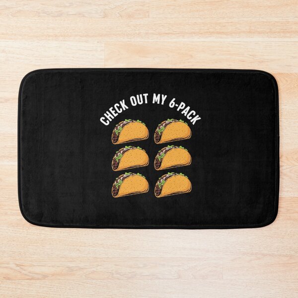 Item preview, Check Out My 6-Pack Funny Taco Pun Foodie Humor designed and sold by PopStars1993.