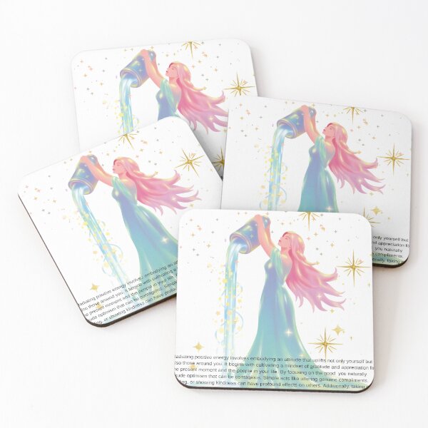 Item preview, Aquarius Zodiac Celestial Goddess Positive Energy Art designed and sold by NikBrin Prevail .