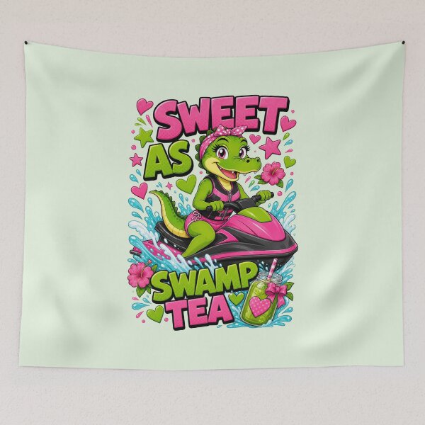 Item preview, Sweet as Swamp Tea designed and sold by Rosie's Wildflower Boutique.