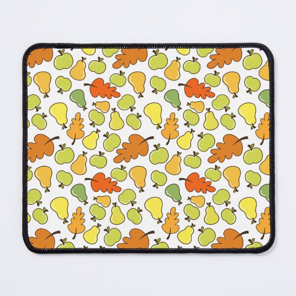 Item preview, Cozy Fall Harvest Pattern Apples Pears and Leaves designed and sold by AnnaDesertArt.