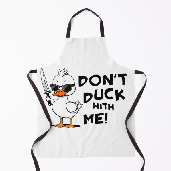 Item preview, Don't Duck With Me Funny Angry Duck Design designed and sold by wecrea.