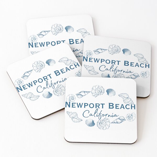 Item preview, Newport Beach California Seashell Wreath | Coastal Harbor Town Souvenir Design designed and sold by DonnaRaine.