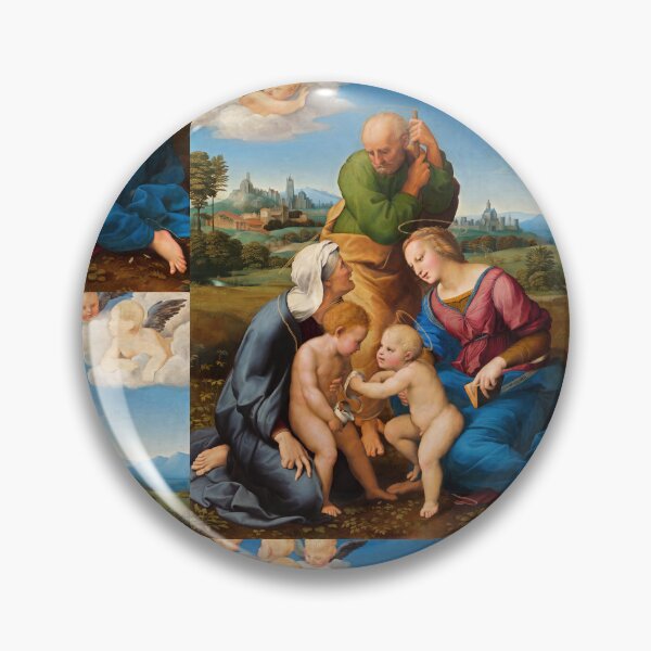 Item preview, Holy Family with Angels and Cherubs designed and sold by artofuniverse.