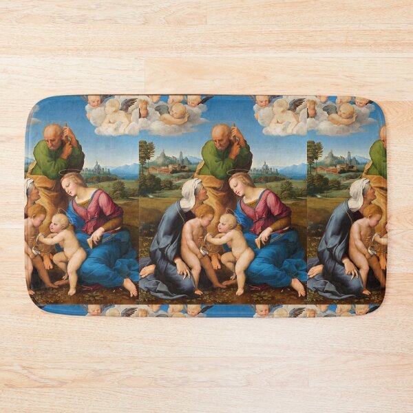 Item preview, Holy Family with Angels and Cherubs designed and sold by artofuniverse.
