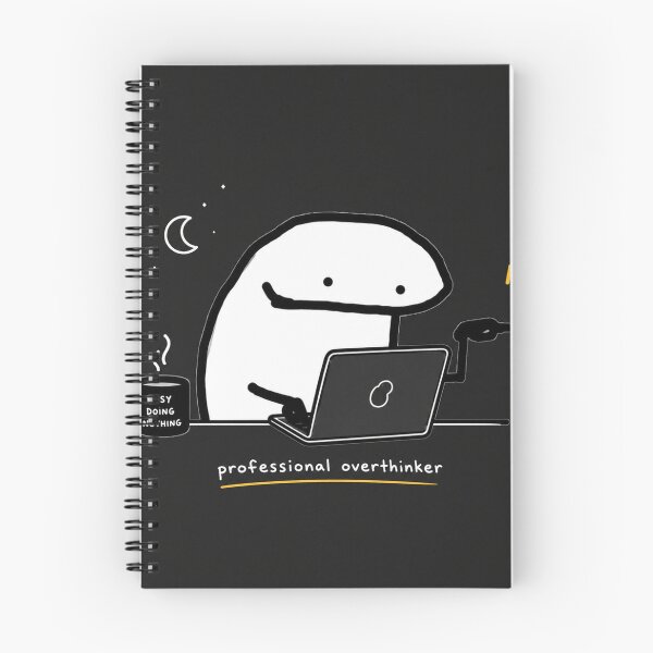 Item preview, Professional Overthinker Funny Meme Working Late designed and sold by Soffar-So-good.