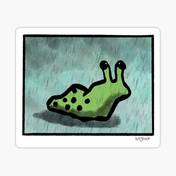 Happy Slug Sticker