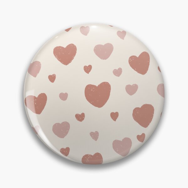 Item preview, Tiny Dusty Rose Hearts Pattern designed and sold by meadowandbloom.