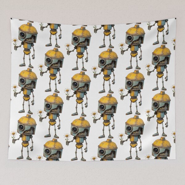 Item preview, ROBOT 202 WITH DAISY designed and sold by Alonsokruz66.