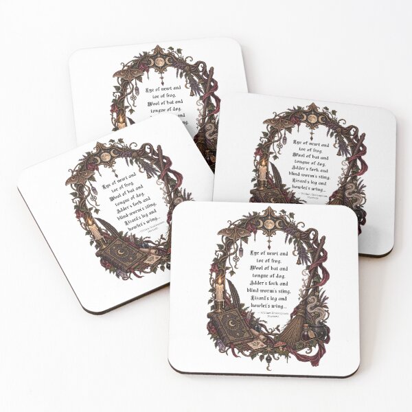 Item preview, Eye Of Newt And Toe Of Frog - Shakespeare Macbeth Witches Spell Witchy Gothic Frame designed and sold by Neurospicy Trolls.