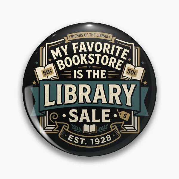 Item preview, My Favorite Bookstore Is The Library Sale Bookworm designed and sold by DuckOddity.