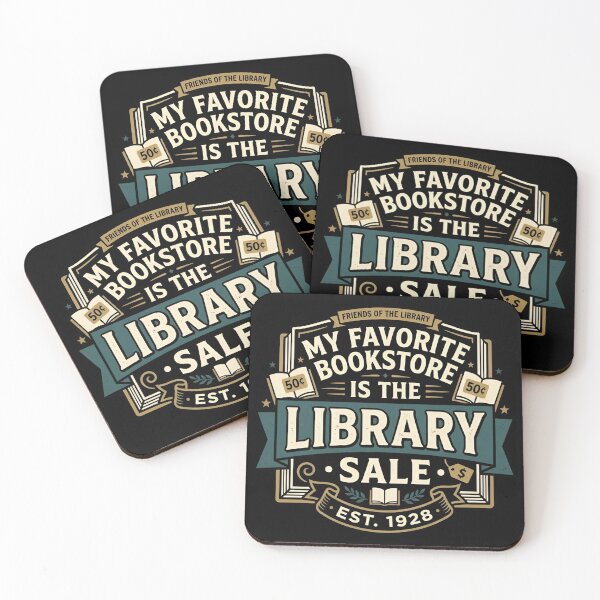 Item preview, My Favorite Bookstore Is The Library Sale Bookworm designed and sold by DuckOddity.