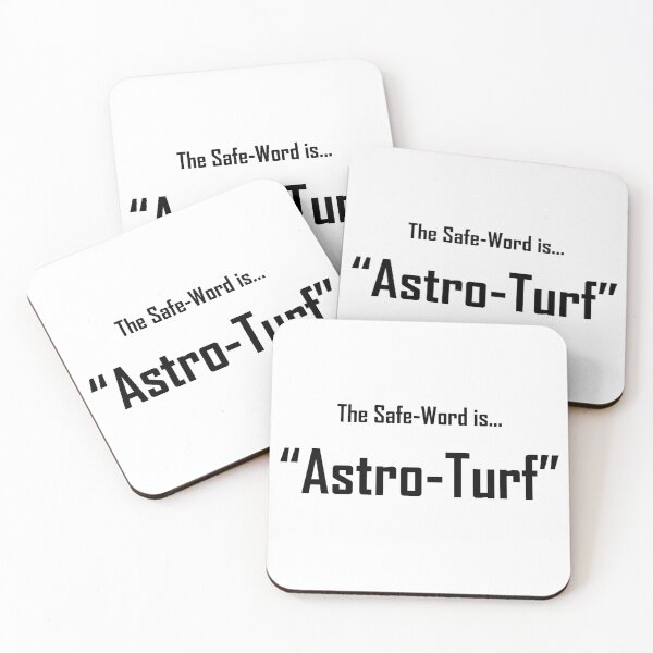 Item preview, Safe Words "Astro-Turf" - Black Lettering designed and sold by cousinbessie.
