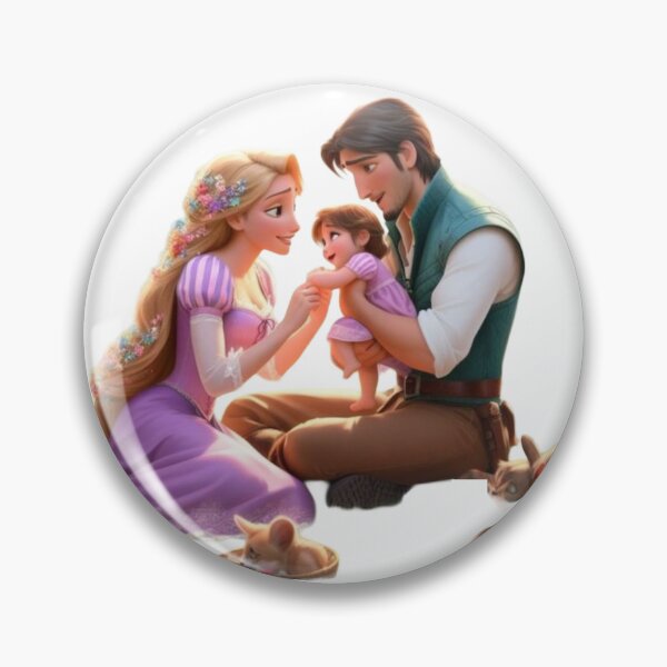 Item preview, Rapunzel Family Love – Magical Parents and Baby designed and sold by 4U---Store.