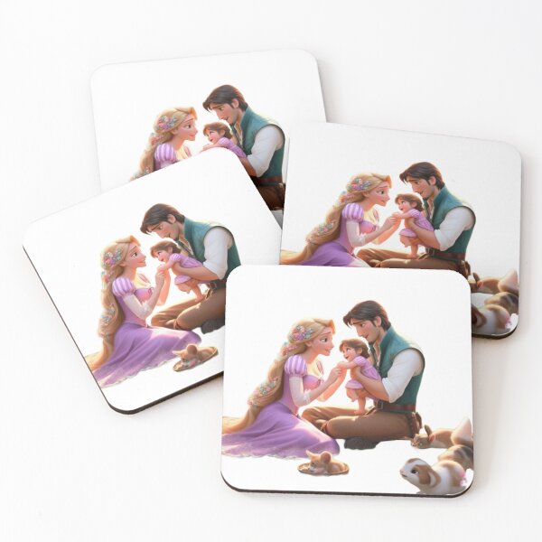 Item preview, Rapunzel Family Love – Magical Parents and Baby designed and sold by 4U---Store.