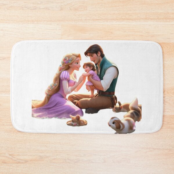 Item preview, Rapunzel Family Love – Magical Parents and Baby designed and sold by 4U---Store.