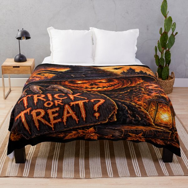 Artikelvorschau, Trick or Treat – Spooky Pumpkin entworfen und verkauft von Losthope Creations.