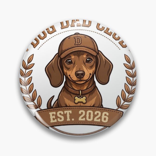 Item preview, Dog Dad Club - Dachshund Dod Dad Gift Design By Jahteestudio  designed and sold by JahTeeStudio.