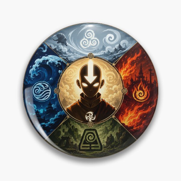 Item preview, Avatar the last airbender four elements designed and sold by amadonms.