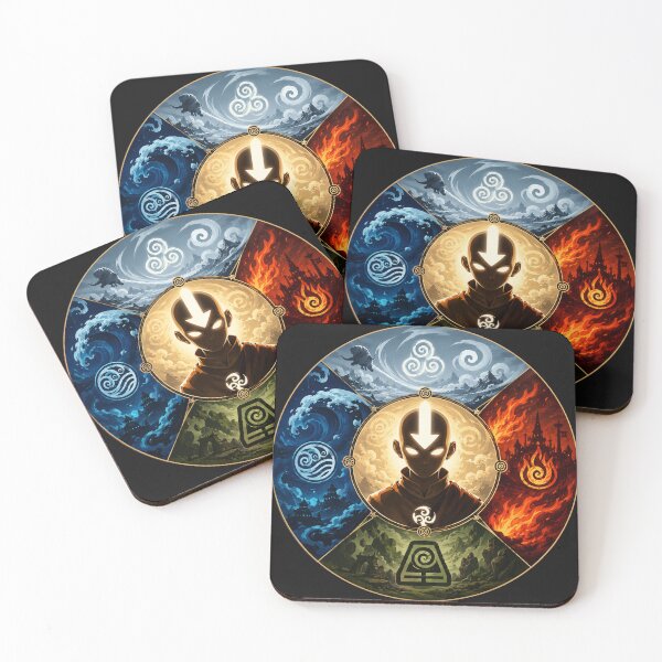 Item preview, Avatar the last airbender four elements designed and sold by amadonms.