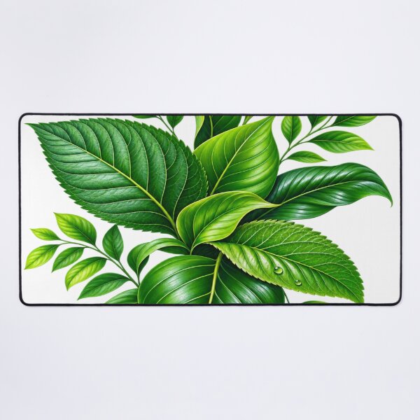 Item preview, Elegant green leaf nature art designed and sold by urbanshop7.