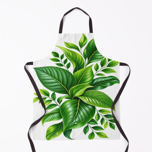 Item preview, Elegant green leaf nature art designed and sold by urbanshop7.