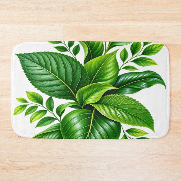 Item preview, Elegant green leaf nature art designed and sold by urbanshop7.