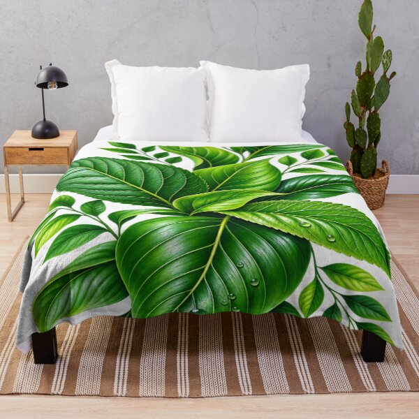 Item preview, Elegant green leaf nature art designed and sold by urbanshop7.