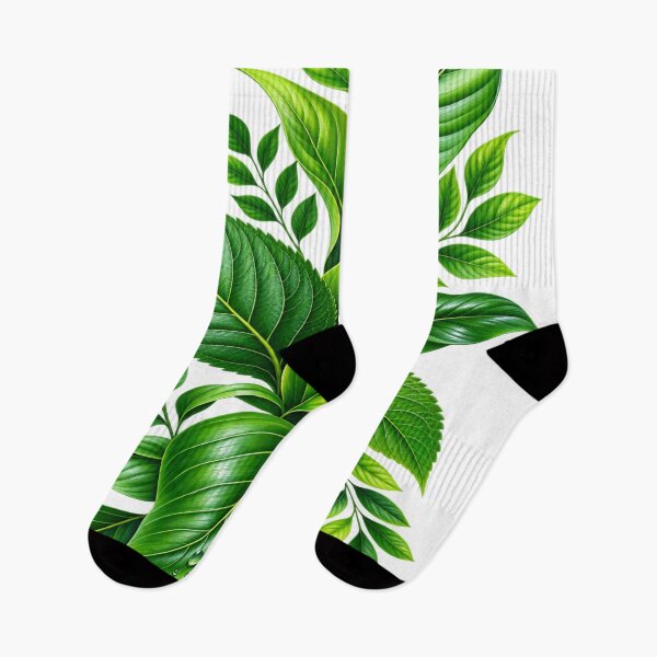 Item preview, Elegant green leaf nature art designed and sold by urbanshop7.