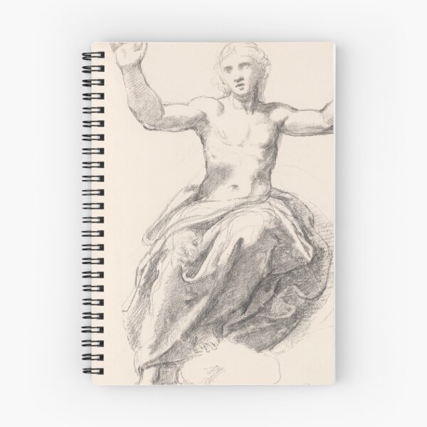 Item preview, Seated Figure with Raised Arms Study designed and sold by artofuniverse.