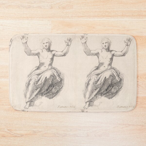 Item preview, Seated Figure with Raised Arms Study designed and sold by artofuniverse.