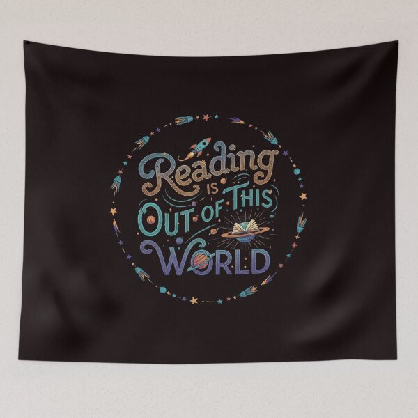 Item preview, Reading is Out of This World designed and sold by SkrabinhoArt.