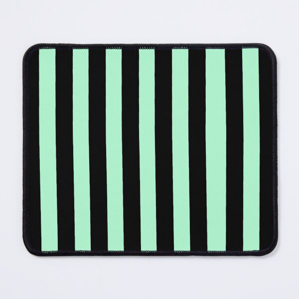 Item preview, Black and Mint Green Stripes designed and sold by DanielleGensler.