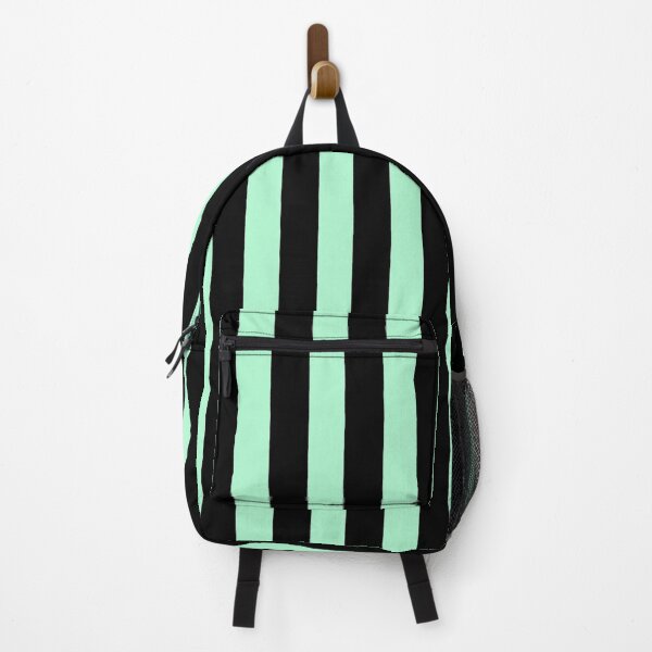Item preview, Black and Mint Green Stripes designed and sold by DanielleGensler.