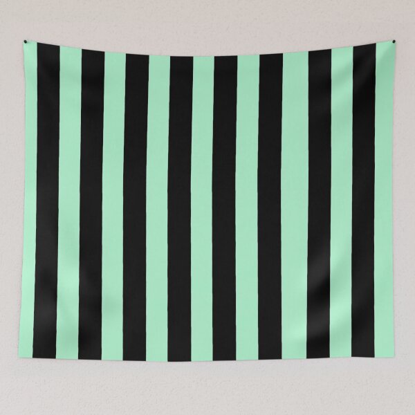 Item preview, Black and Mint Green Stripes designed and sold by DanielleGensler.