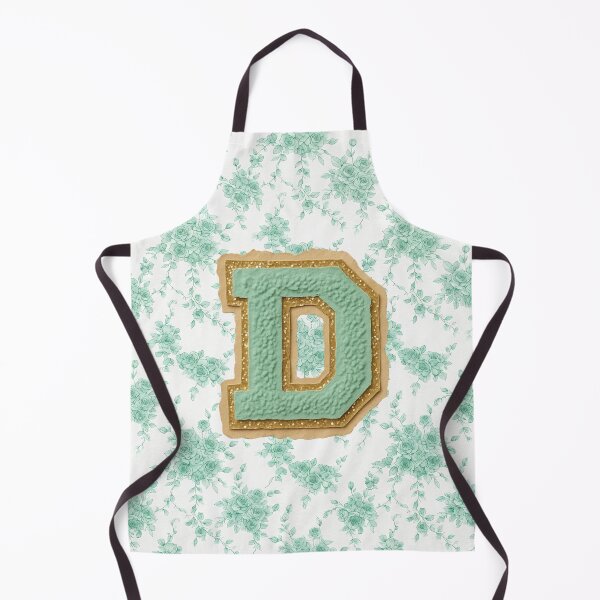 Item preview, Wildflower and Mint Chenille Varsity Letter D Monogram designed and sold by ITCHAWAWAA.