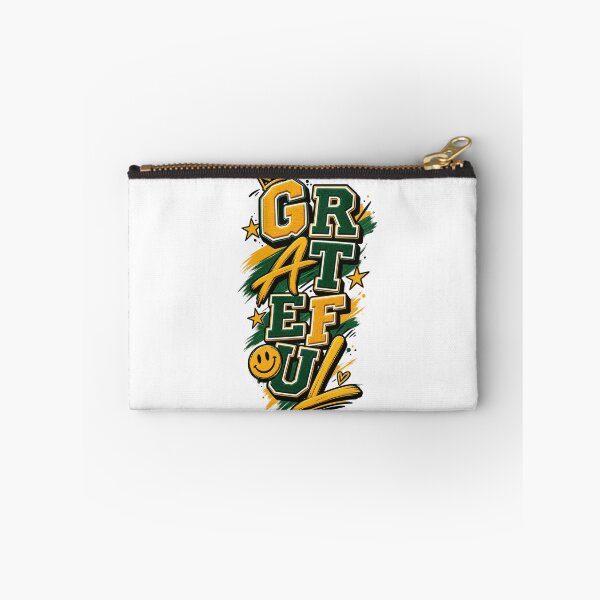 Item preview, Grateful Vertical Motivational Typography designed and sold by WearTheVibe Store.