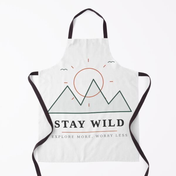 Item preview, Stay Wild Retro Sunset Mountains T-Shirt designed and sold by RobertArt08.