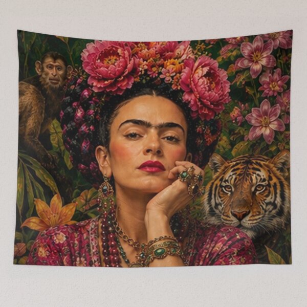 Artikelvorschau, Frida Kahlo Wildtiere entworfen und verkauft von Muycote.