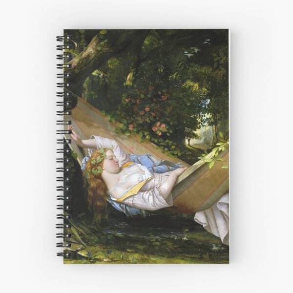 Item preview, The Hammock by Gustave Courbet designed and sold by The Breathing Paint.