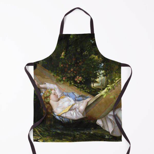 Item preview, The Hammock by Gustave Courbet designed and sold by The Breathing Paint.