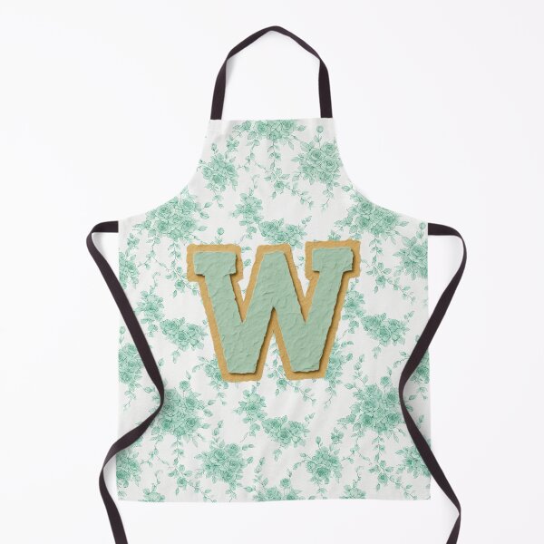 Item preview,  Wildflower and Mint Chenille Varsity Letter W Monogram designed and sold by ITCHAWAWAA.
