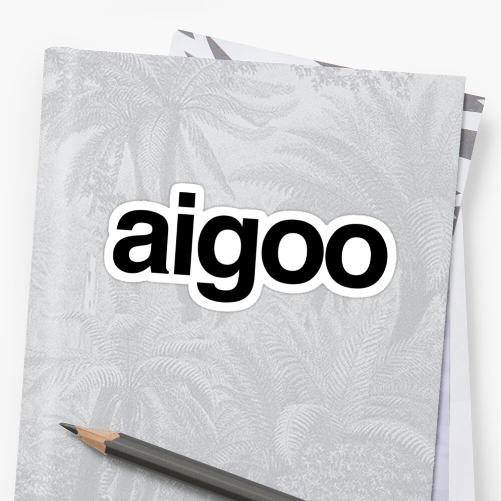 "Aigoo - Aw Man! Geez in Korean" Sticker by plumeriagirl0 | Redbubble