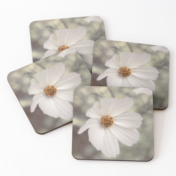 Item preview, White Cosmos Early Vega designed and sold by Tanya C  Smith.