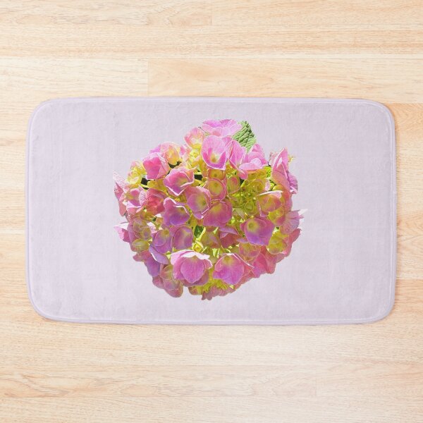 Item preview, Soft Pink and Lime Green Hydrangea Blossom Cutout designed and sold by BalkanBloom.